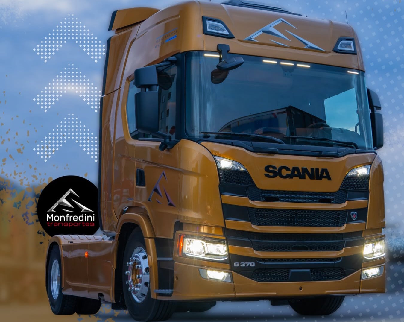 Monfredini Transportes recebe 52 caminhões Scania G 370 com configuração especial de suspensão