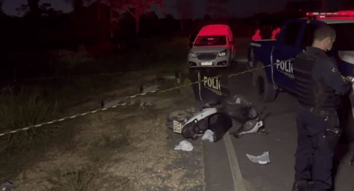 Motociclista morre após colisão com vaca na estrada do presídio em RO