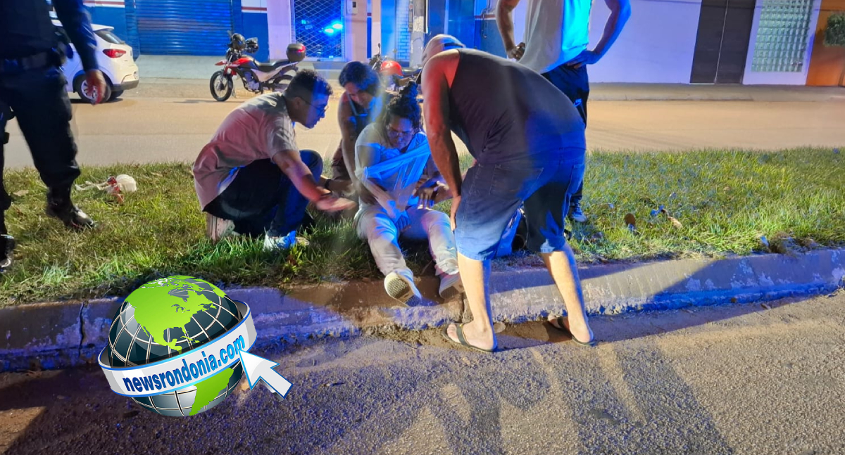 Mulher sofreu fratura no braço após queda na Avenida Campos Sales