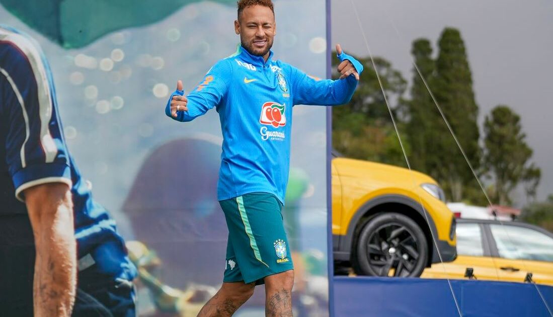 Neymar não viaja com seleção para Cleveland; segue em tratamento