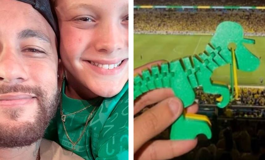 Filho de Neymar, Davi Lucca lança marca de colecionáveis para a Copa