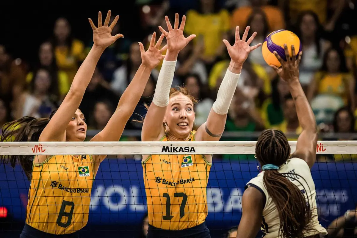 Brasil derrota Itália pela Liga das Nações feminina de vôlei