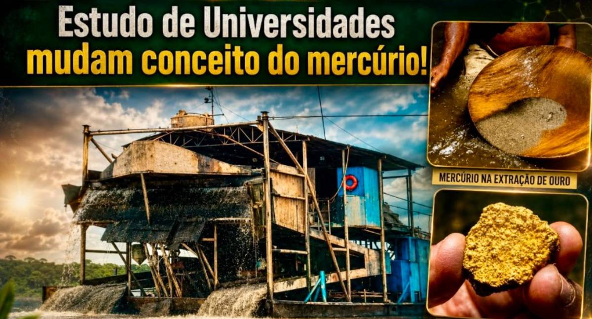 OPINIÃO DE PRIMEIRA – A cegueira e o terrorismo ambiental impedem ver a realidade: hoje, o mercúrio não é mais jogado nos rios