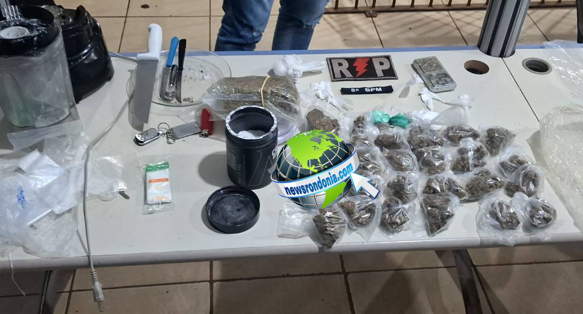 Polícia Militar prende homem em laboratório de drogas no Aeroclube