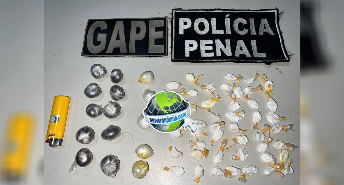 Polícia Penal flagra apenados com drogas no presídio 603