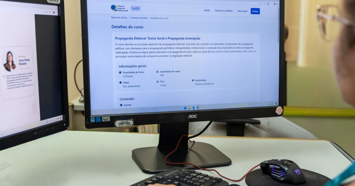 TRE-AM abre inscrições para curso gratuito de Propaganda Eleitoral