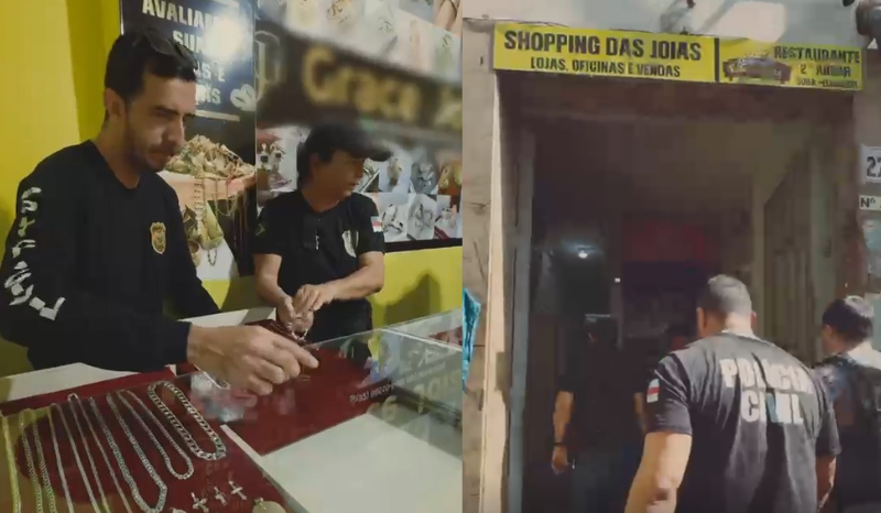 Operação mira esquema de receptação de joias roubadas no Centro de Manaus