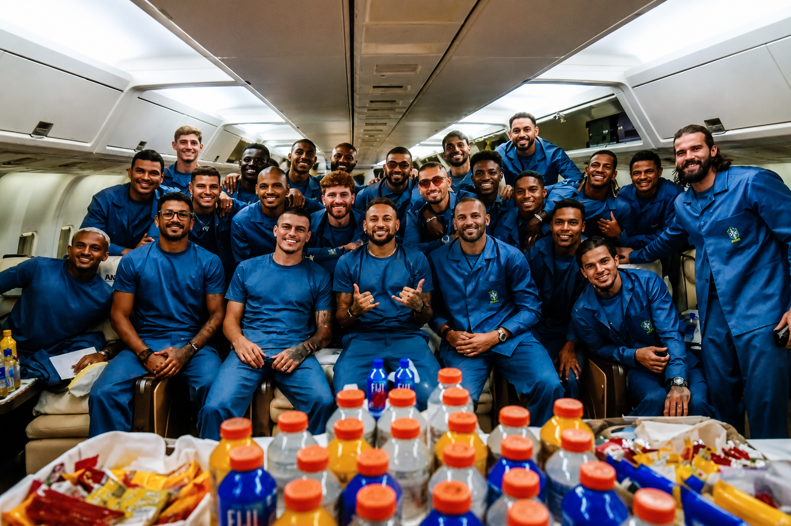 Voo da Seleção Brasileira decola rumo à Copa do Mundo