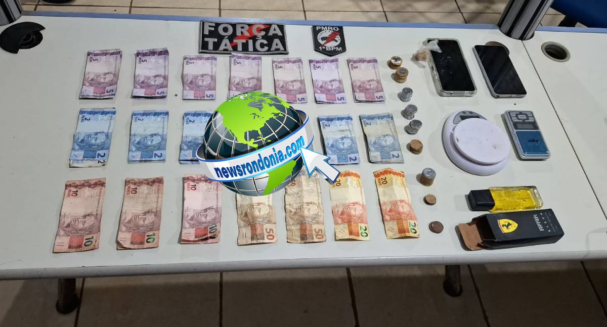 Tático Alfa do 1º BPM prende jovem por tráfico de drogas no bairro Embratel