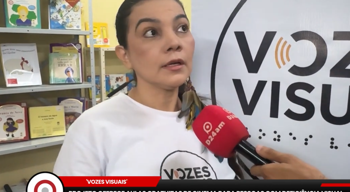 Projeto oferece aulas gratuitas de cinema para pessoas com deficiência visual